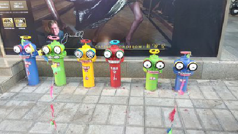 德保商业区彩绘