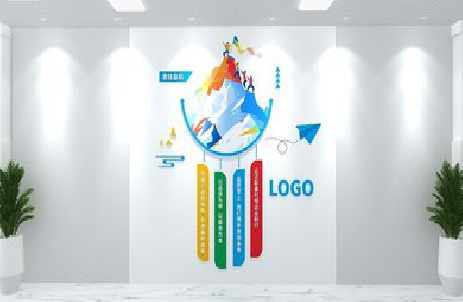 德保公司企业形象墙的工艺材料有哪些?